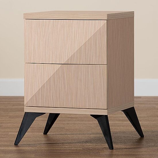 Draper 2-Drawer Nightstand