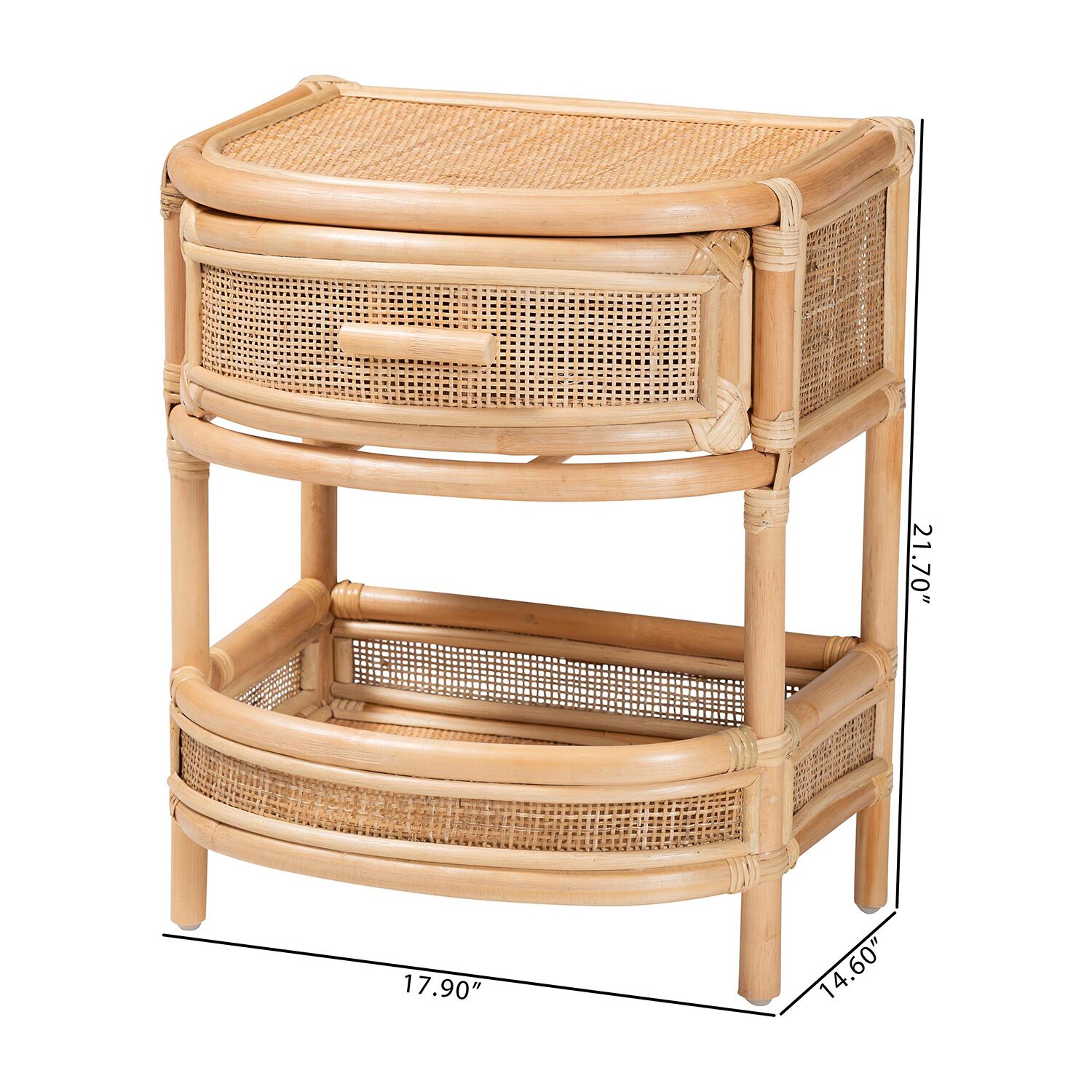 Divitia 1-Drawer Nightstand