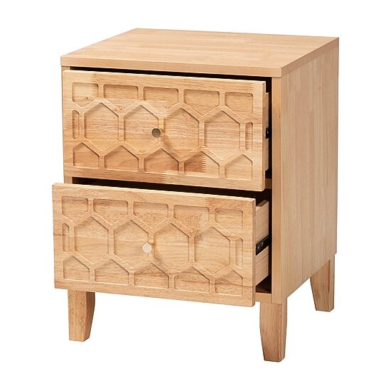 Hosea 2-Drawer Nightstand