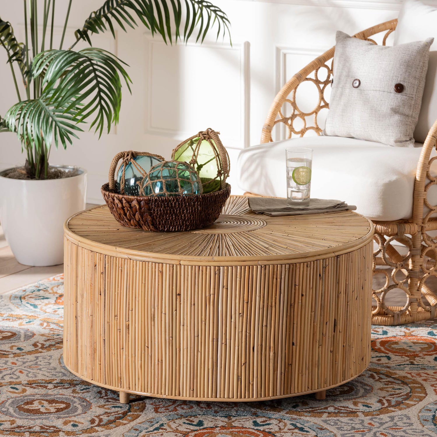 Miami Rattan Coffee Table