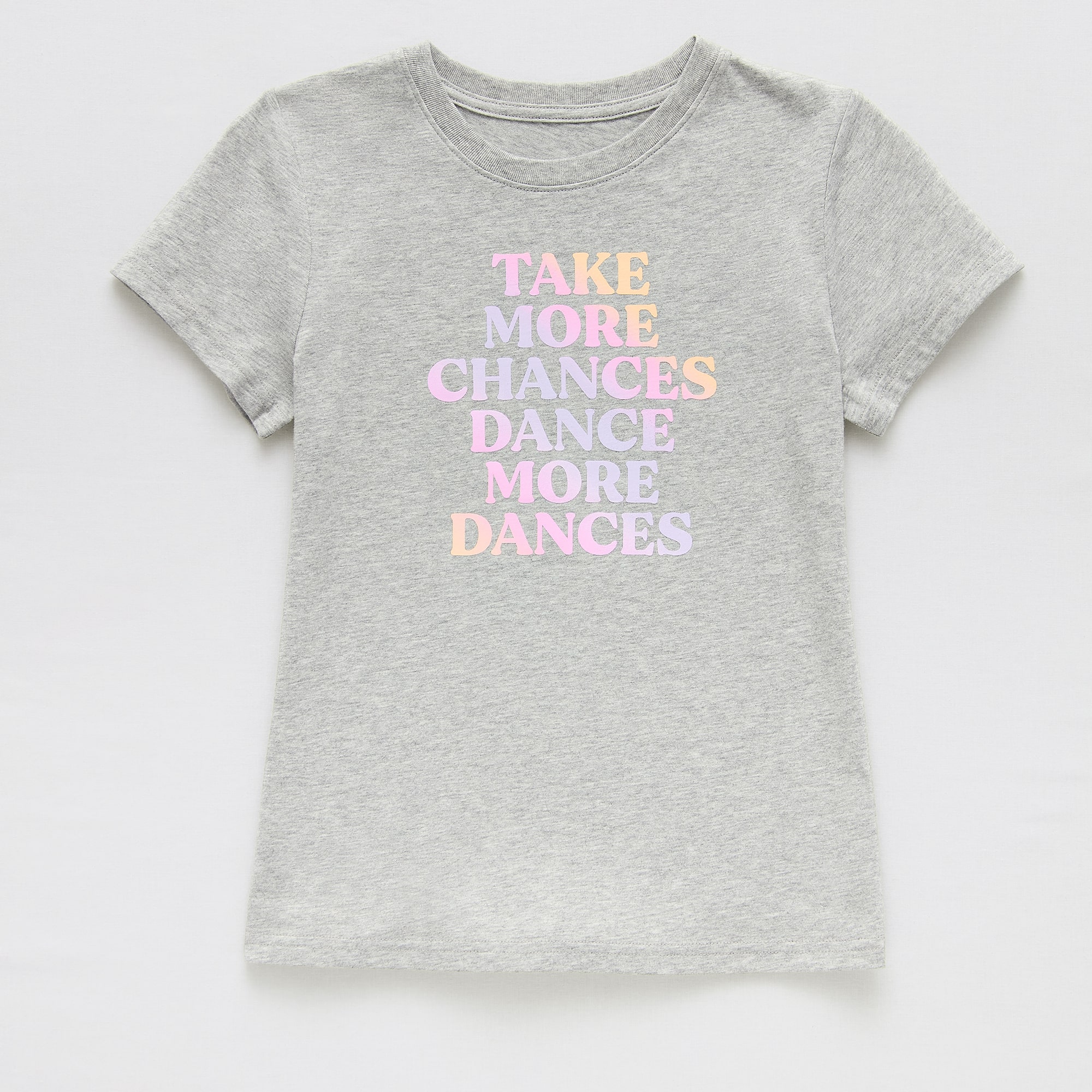 Xersion Little & Big Kid Girls Crew Neck Short Sleeve Regular Fit Graphic T-Shirt