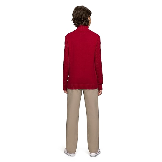 IZOD Little & Big Kid Boys Straight Regular Fit Flat Front Pant