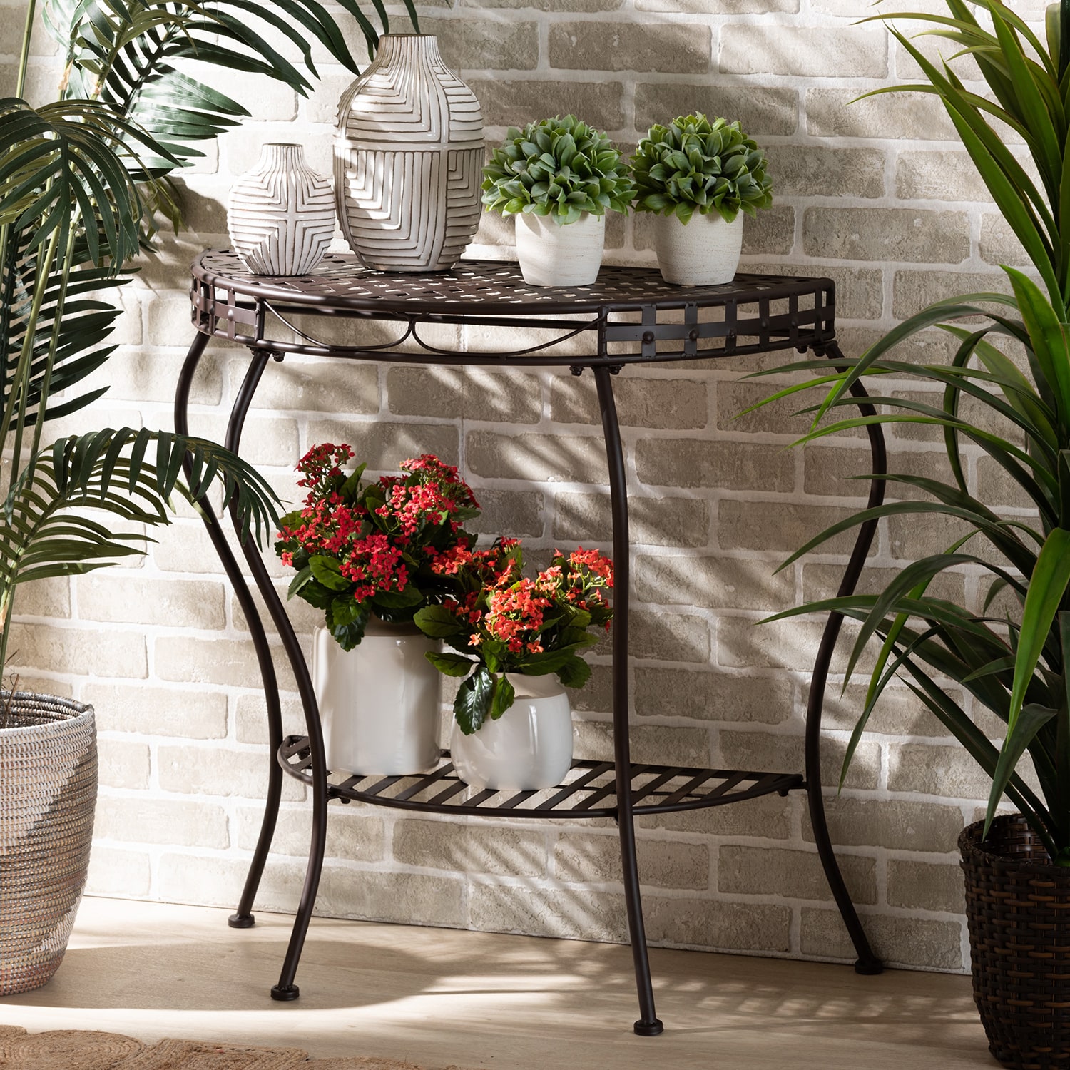 Laraine Metal Console Table