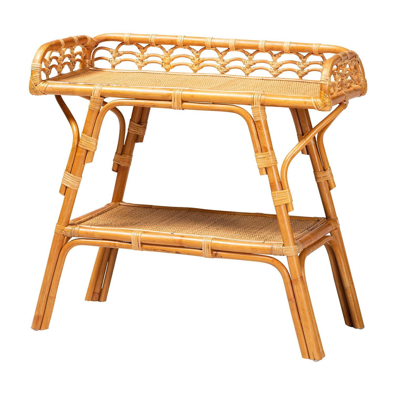 Nayana Rattan Console Table