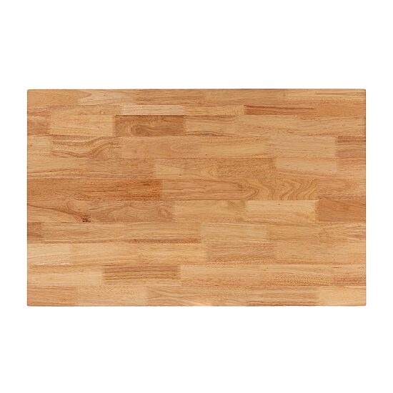 Eveline Rectangular Wood-Top Dining Table