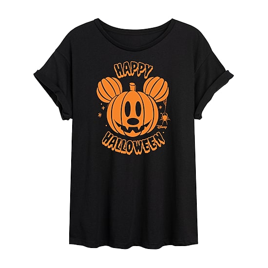 Womens Crew Neck Short Sleeve Regular Fit Mickey and Friends Graphic T-Shirt