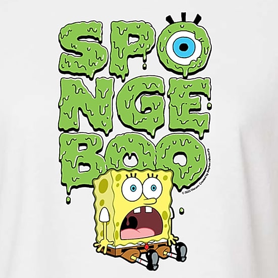 Womens Crew Neck Short Sleeve Regular Fit Spongebob Graphic T-Shirt