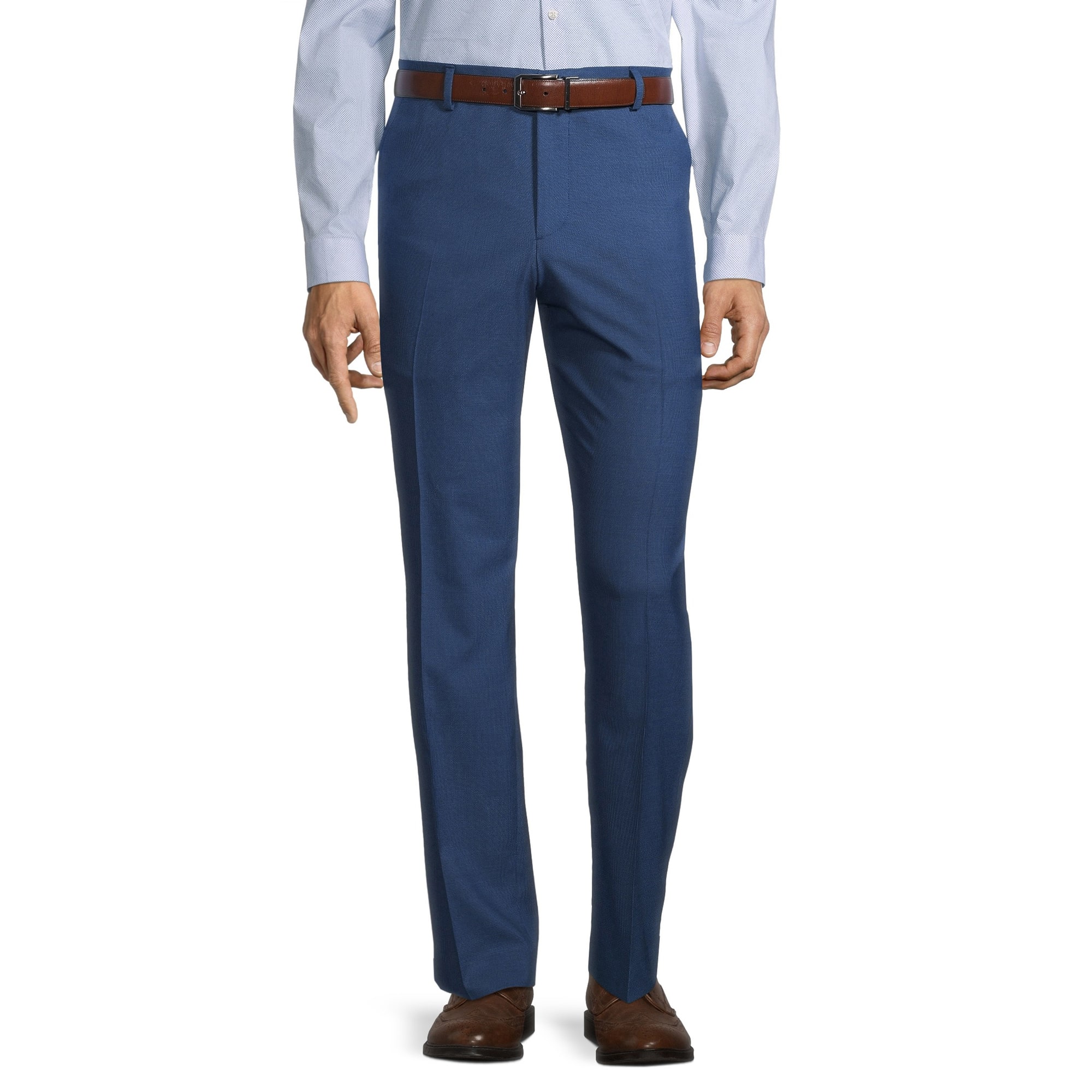 J. Ferrar Ultra Comfort Mens Stretch Fabric Slim Fit Flat Front Suit Pant
