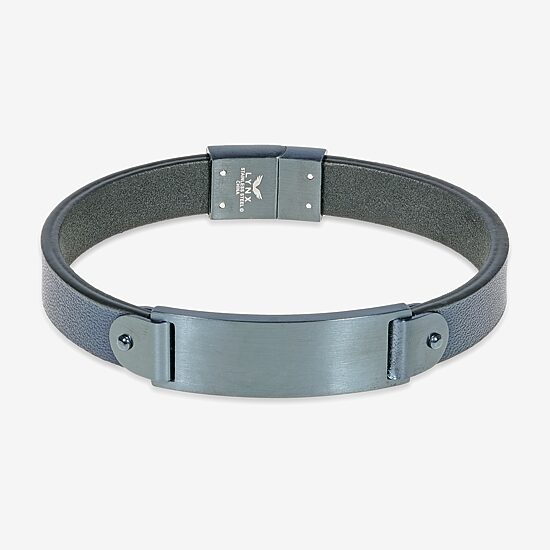 Mens Stainless Steel 8 1/2 Inch Solid Id Bracelet