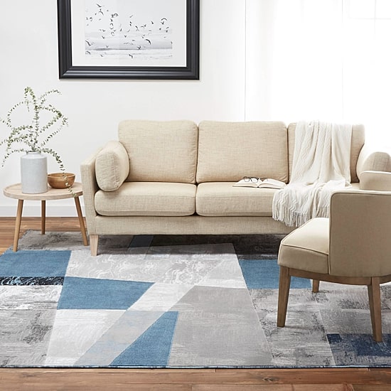 Home Dynamix Catalina Bismark Geometric Loomed Rectangular Area Rug