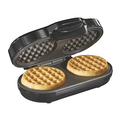 Proctor Silex Double Petite Waffle Maker, One Size, Black