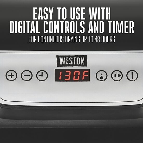 Weston 10 Tray Digital Food Dehydrator