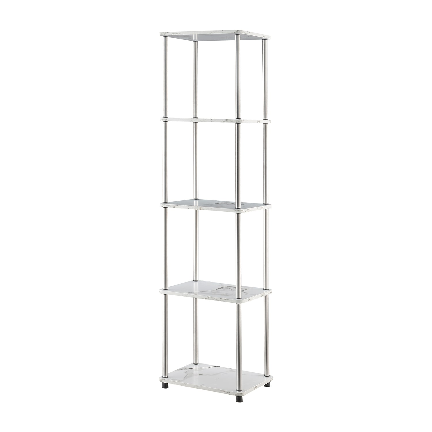 Convenience Concepts Designs2go No Tools 4-Shelf Standard Bookshelf