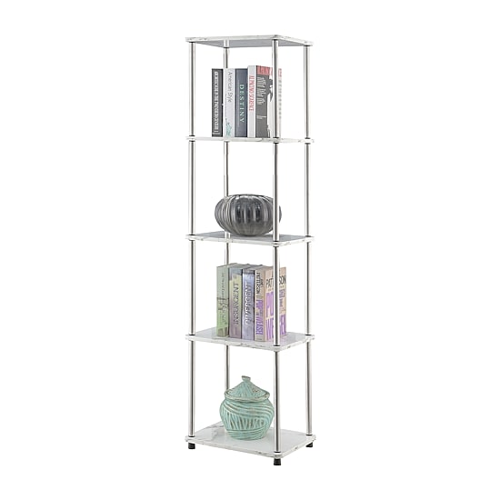 Convenience Concepts Designs2go No Tools 4-Shelf Standard Bookshelf