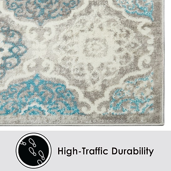 Home Dynamix Boho Andorra Ikat Loomed Indoor Rectangular Area Rug