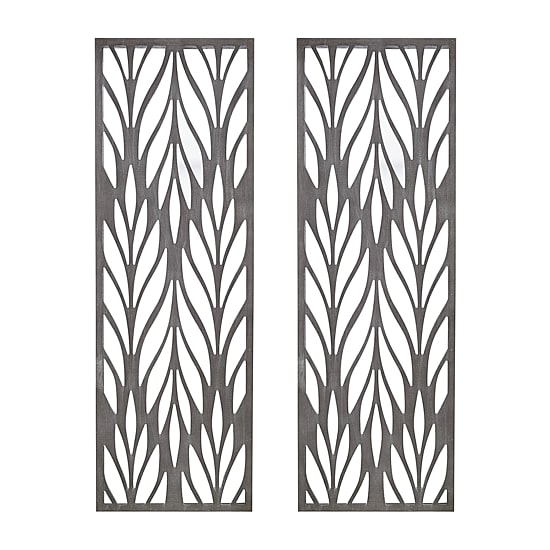 Madison Park Florian Carved Panel Décor 2-pc. Wall Art Set