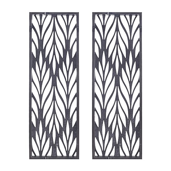 Madison Park Florian Carved Panel Décor 2-pc. Wall Art Set