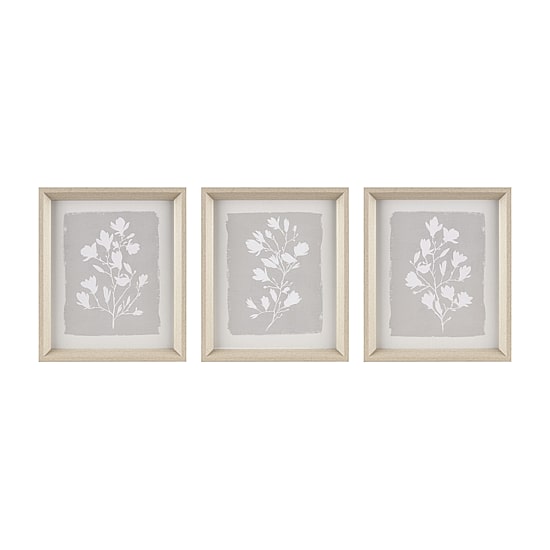Madison Park Fair Florets 3-pc. Framed Wall Art Set