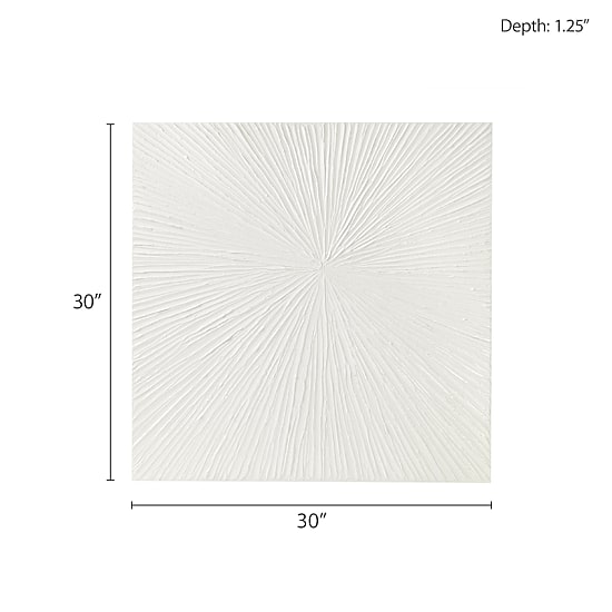 Madison Park Signature Sunburst 100% Hand Painted Décor Canvas Art
