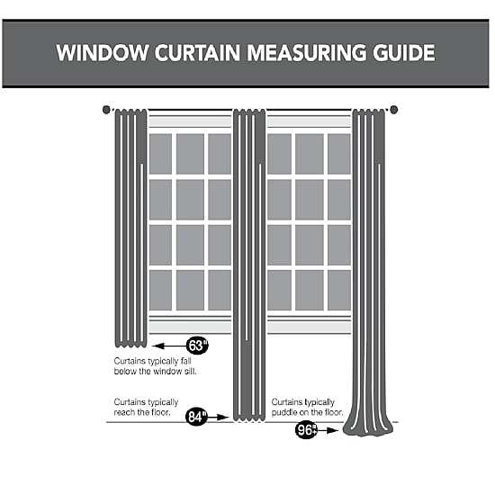 Sweet Home Collection Chic Voile Vertical Ruffled Rod Pocket Sheer Single Curtain Panel