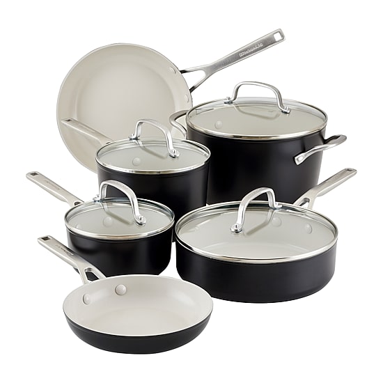 KitchenAid Ceramic 10-pc. Non-Stick Cookware Set
