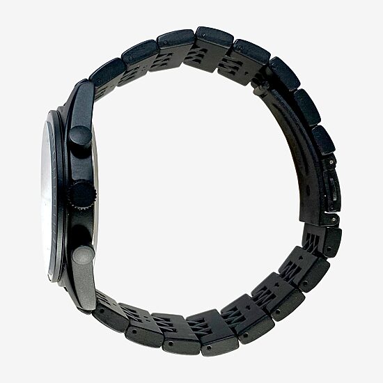 Geneva Mens Black Bracelet Watch Mac8146jc