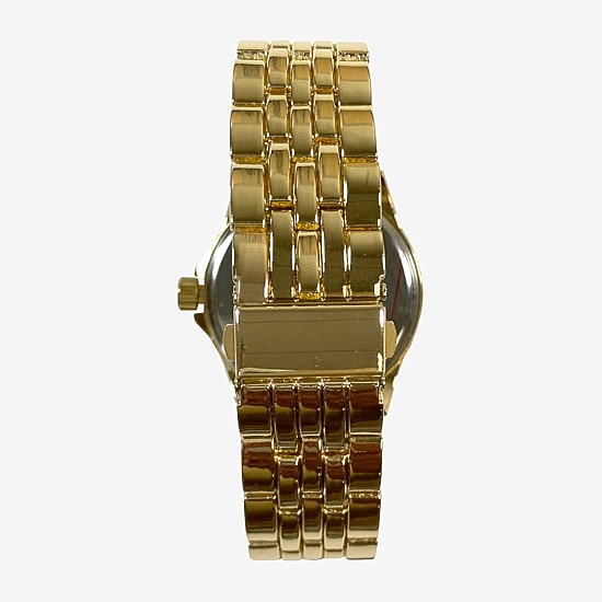 Geneva Mens Gold Tone Bracelet Watch Mac8148jc