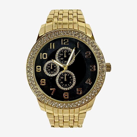 Mens Gold Tone Bracelet Watch Mac7125jc