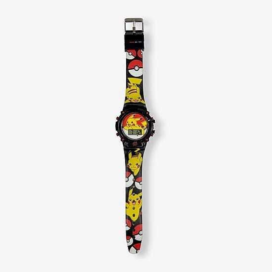 Pokemon Unisex Automatic Black Strap Watch Pok4323jc