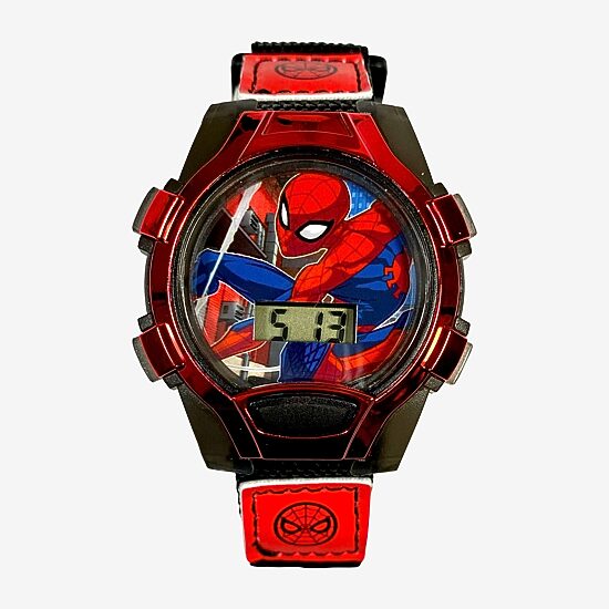 Spiderman Unisex Automatic Red Strap Watch Spd4965jc
