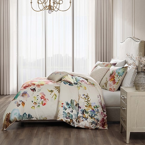 Bebejan Antique Flowers 5-pc. Midweight REVERSIBLE Comforter Set