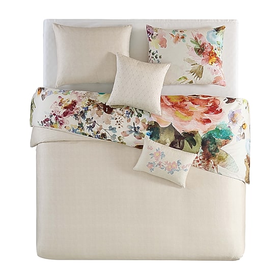 Bebejan Antique Flowers 5-pc. Midweight REVERSIBLE Comforter Set