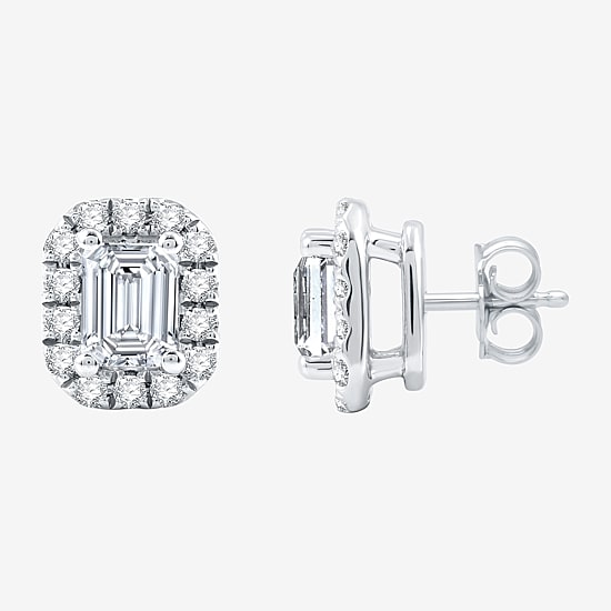 Ever Star (H-I / Si2-I1) 1 CT. T.W. Lab Grown White Diamond 10K Gold Stud Earrings