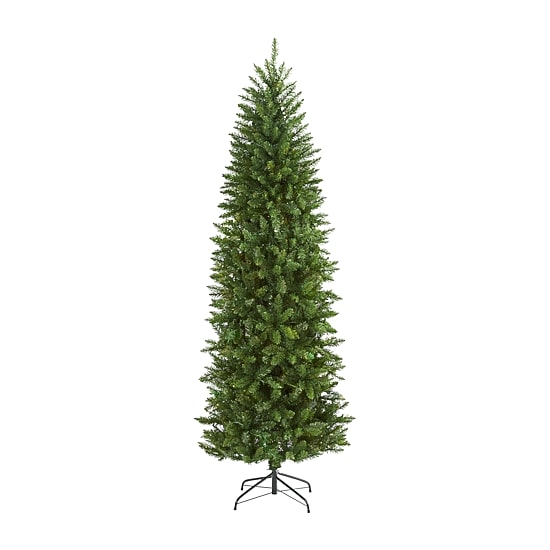 Nearly Natural Slim Mountain Faux Pine Christmas Tree