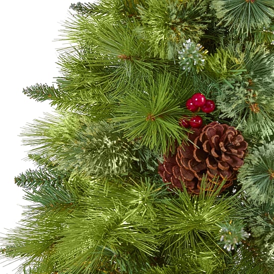 Nearly Natural Montana Mixed Faux Pine Christmas Tree