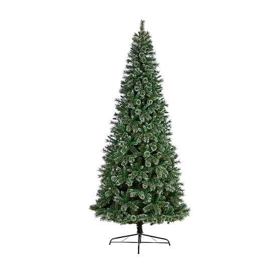 Nearly Natural Slim Snow Tip Faux Pine Christmas Tree