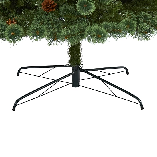 Nearly Natural White Mountain Faux Pine Christmas Tree
