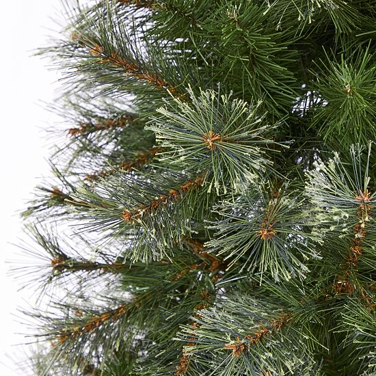 Nearly Natural Cashmere Slim Faux 6 1/2 Foot Pine Christmas Tree