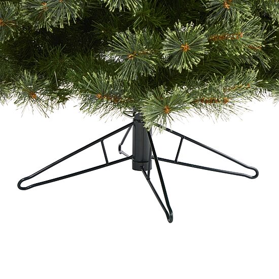 Nearly Natural Cashmere Slim Faux 6 1/2 Foot Pine Christmas Tree