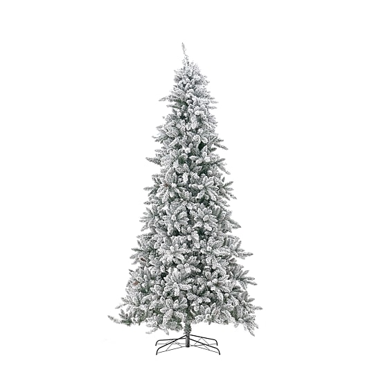 Nearly Natural Faux Pre-Lit Flocked Fir Christmas Tree