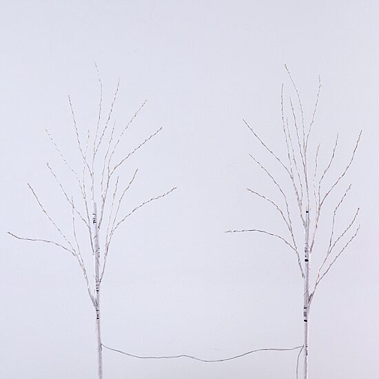 Nearly Natural 2.5' Faux Birch 2-pc. Decorative Branch