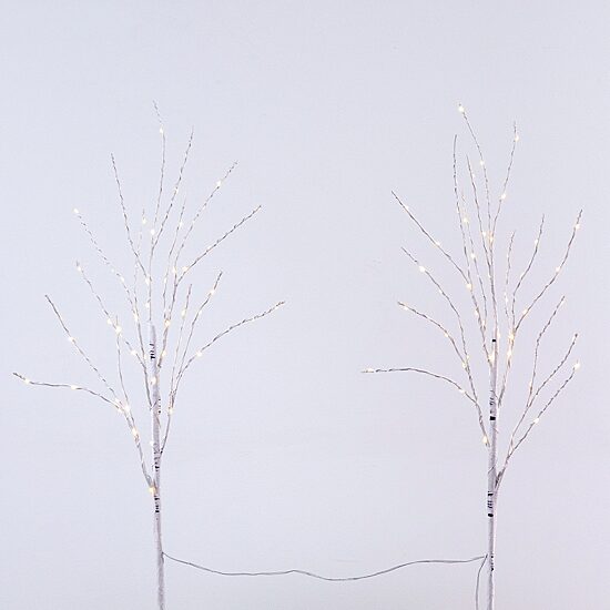 Nearly Natural 2.5' Faux Birch 2-pc. Decorative Branch