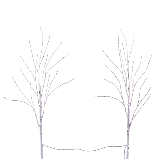 Nearly Natural 2.5' Faux Birch 2-pc. Decorative Branch