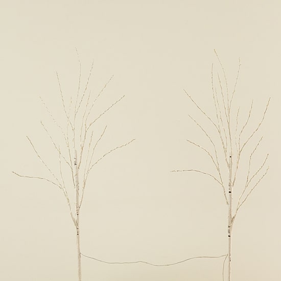 Nearly Natural 2.5' Faux Birch 2-pc. Decorative Branch