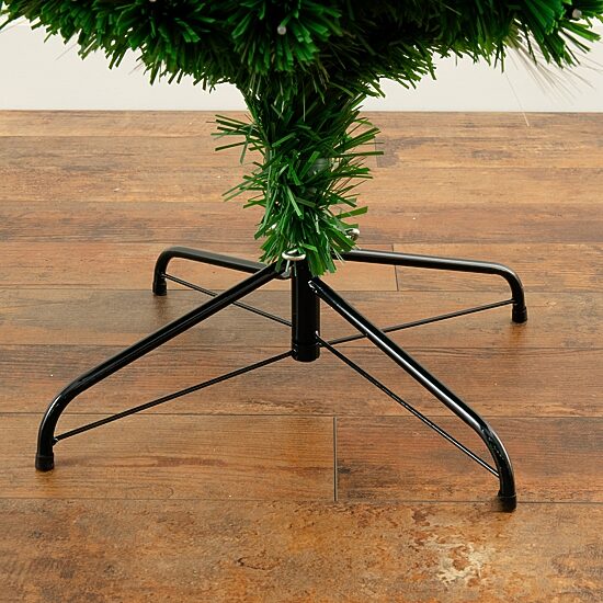 Nearly Natural Fiber Optic Faux 6 Foot Pre-Lit Pine Christmas Tree