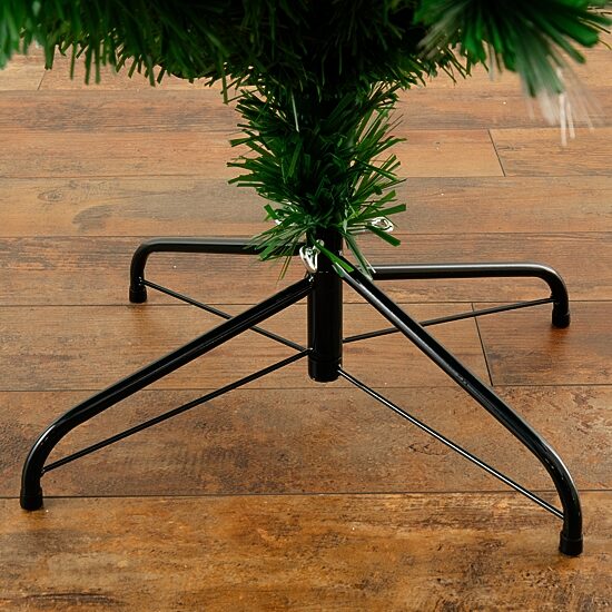Nearly Natural Fiber Optic Faux 6 Foot Pre-Lit Pine Christmas Tree