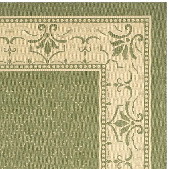 Safavieh Courtyard Collection Alden Oriental Indoor/Outdoor Runner Rug