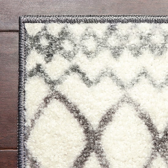 Maples Distressed Diamond Washable Rectangle Indoor Rugs