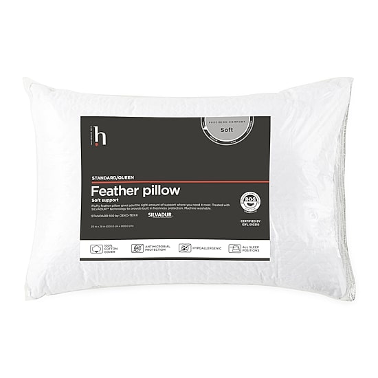 Home Expressions Soft Support Feather Pillow