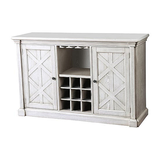 2 Door Server with Wine Racks